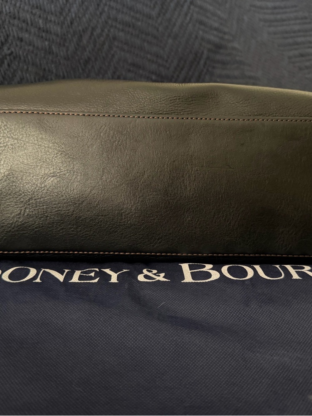 Dooney Bourke Bag Florentine XL Black Courtney Sac Hobo Shoulder Handbag - Picture 9 of 14